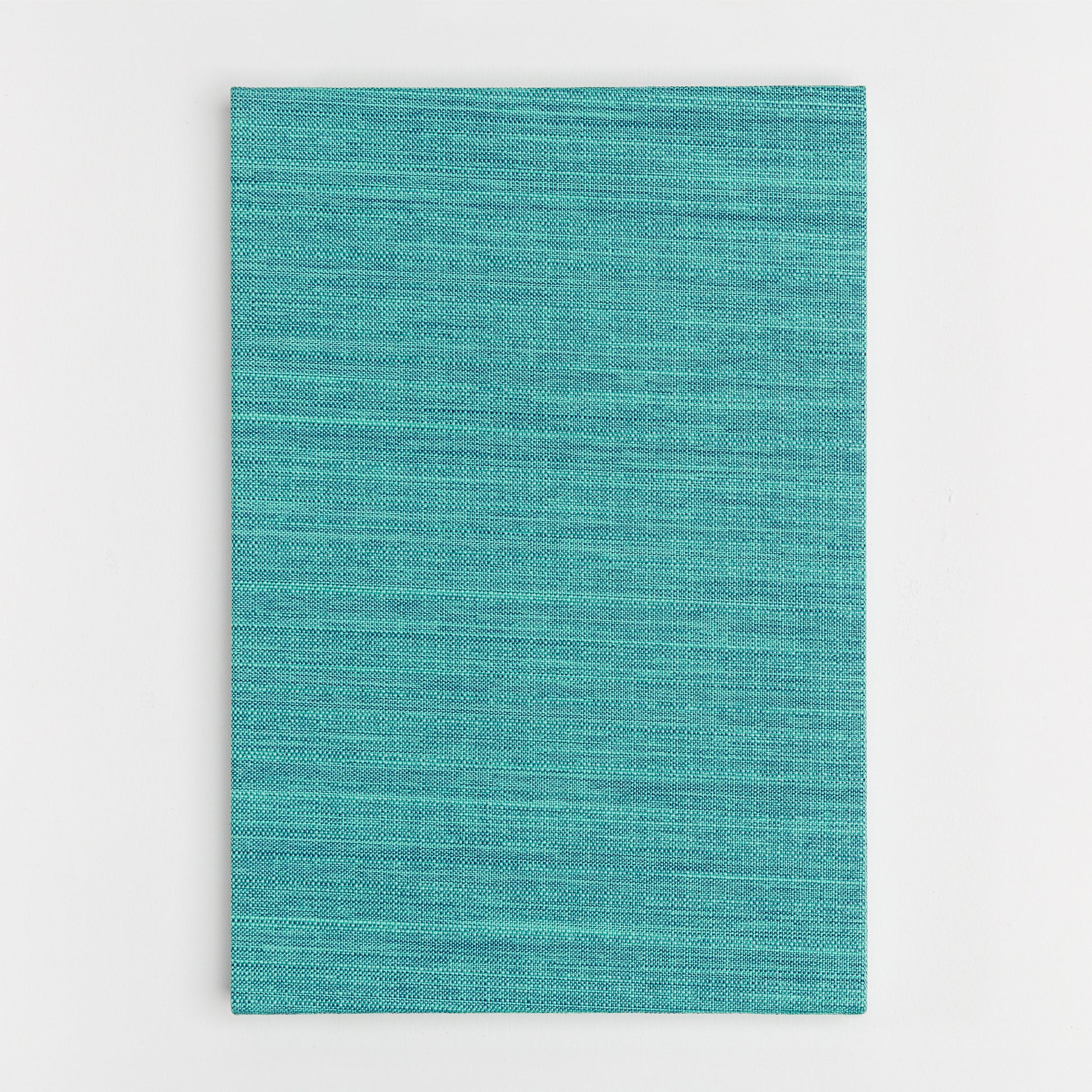 Bookcloth cover of accordion watercolor book