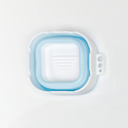 Collapsed collapisble travel water cup