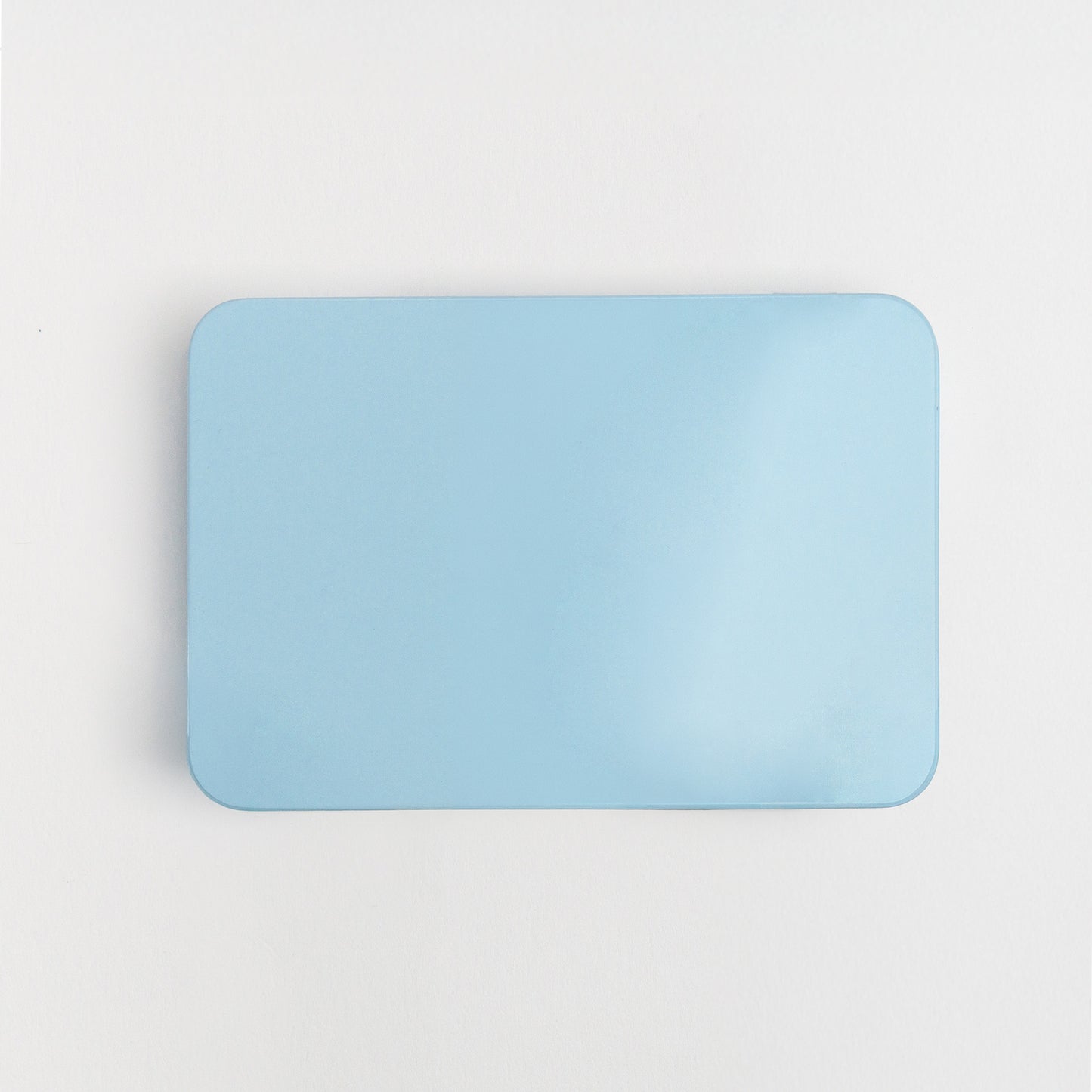 Blank blue top of the blank postcard set tin