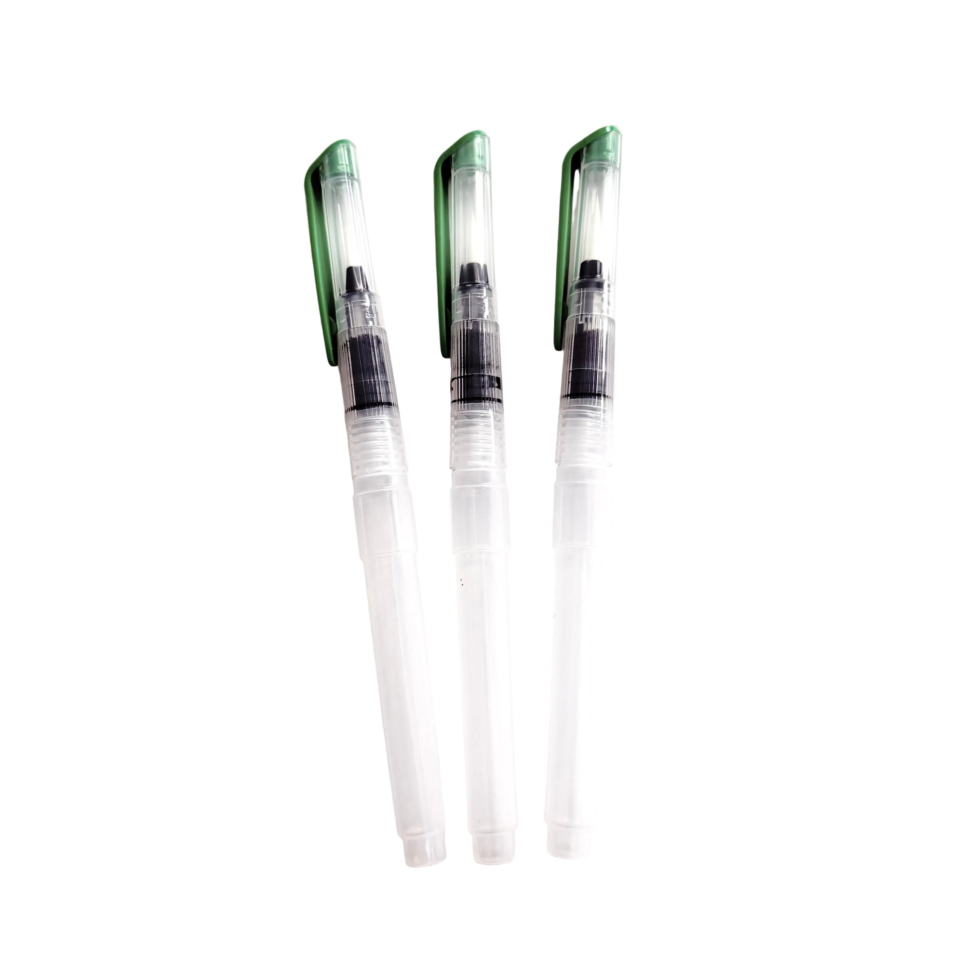 Three water brush pens with kids on a white background