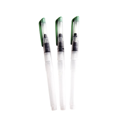 Three water brush pens with kids on a white background